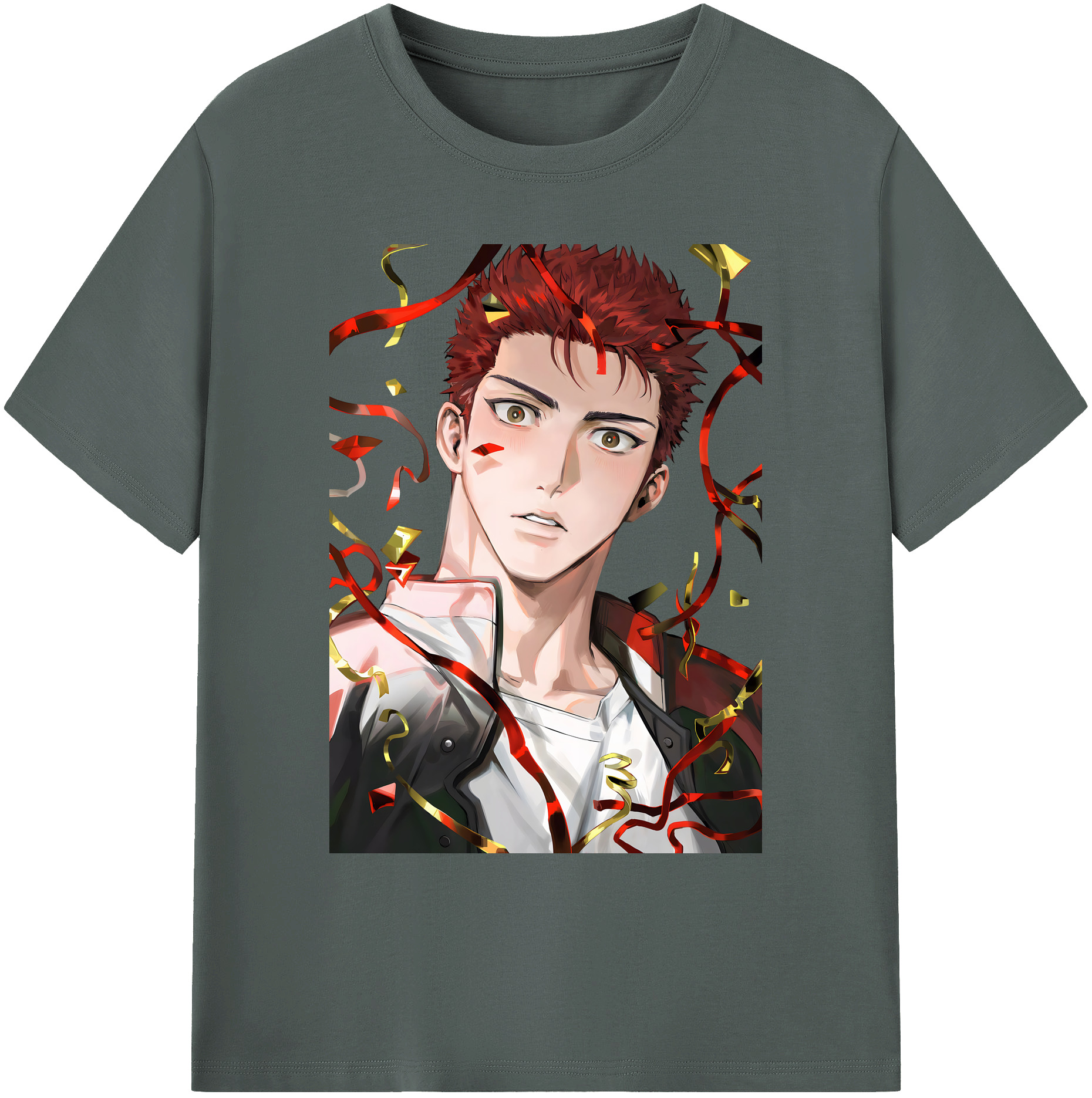 （画像用） SLAM DUNK／スラムダンク 綿100％ メンズ半袖Tシャツ｜肌触りやわらか＆通気性